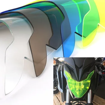Акриловая Пластиковая Передняя Фара Экран Лампы Защитная Крышка Объектива для 2017 2018 Honda CBR650F CB600R CB500X