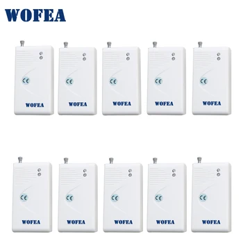 Wofea Wireles Датчик вибрации Детектор удара 10 шт./лот Бесплатная доставка 433 МГц