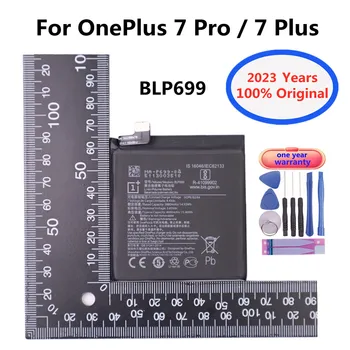 2023 Года 1 + Оригинальная Сменная Батарея Для Oneplus 7 Rro/7 Plus One plus 7Plus 7Rro Батареи BLP699 4000 мАч Телефонная Батарея