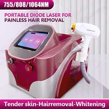 Машина для удаления волос диодным лазером 808 (3 длины волны: 755 нм/808 нм/1064 нм) Машина для удаления волос IPL Инструмент для эпиляции волос