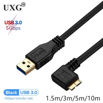 Кабель USB 3,0 Высокоскоростной USB Type A Micro B Код кабеля синхронизации данных для Внешнего жесткого диска Samsung S5 Камера 3 м 5 м 10 м