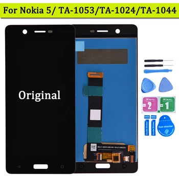 Для Nokia 5 N5 ЖК-дисплей С сенсорным экраном Дигитайзер Сенсорная Панель В Сборе Запасные Части Для Nokia 5 LCD screen panel