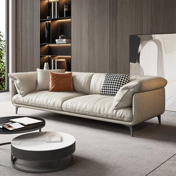 Защита от царапин, стрейч-диван Italiano 3 Местный, Роскошный современный Длинный диван, Прямой Дизайнерский Канапе, мебель для гостиной