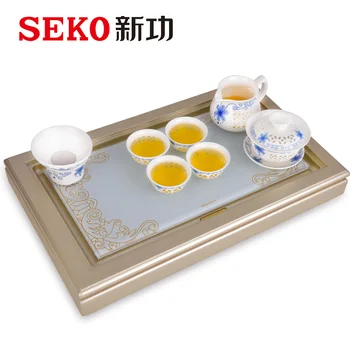 Набор чайных подносов SEKO J31 из золотого дерева 44*27*5.9 СМ