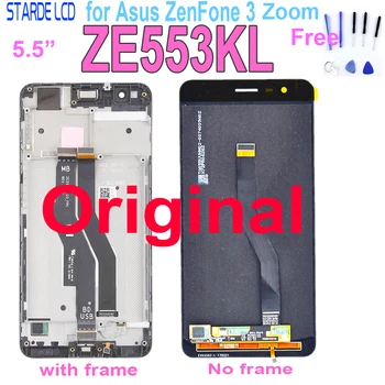 Оригинальный Новый ЖК-дисплей Для ASUS Zenfone 3 Zoom ZE553KL Z01HDA ЖК-дисплей с Сенсорным экраном, Дигитайзер Amoled 5,5 