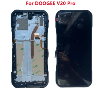 Оригинальный ЖК-дисплей DOOGEE V20 Pro с рамкой + сенсорный экран с цифровым преобразователем в сборе, сменное стекло для телефона Doogee V20 Pro