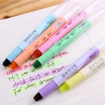 12 шт. Прекрасный Хит цветной сплошной Маркер Color point Mark ручки длиной 13,5 см Бесплатная доставка