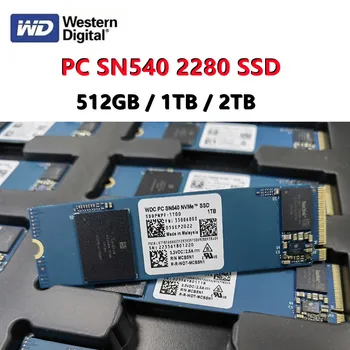 Оригинальный Western Digital WD PC SN540 2 ТБ 1 ТБ 512 ГБ SSD 2280 NVMe Внутренний Твердотельный накопитель Для Настольного Ноутбука