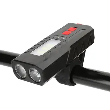 Велосипедный фонарь Полезный Компактный Размер Легкая зарядка через USB Велосипедная Передняя фара Велосипедный фонарь Аксессуары для Велосипедов