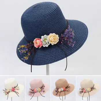 Стильная пляжная шляпа с круглым куполом, Удобная для путешествий на открытом воздухе, Пляжная Солнцезащитная шляпа, Тонкая Солнцезащитная шляпа, Модные Аксессуары