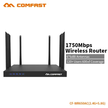 Повторитель сигнала Wi-Fi 5 ГГц wifi маршрутизатор 11AC 1750 Мбит/с wifi усилитель беспроводная точка доступа повторитель COMFAST CF-WR650AC
