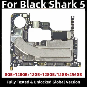 Материнская плата для Xiaomi Black Shark 5, SHARK PAR-H0, разблокированная логическая плата, установлен Google Play Store, 128 ГБ, 256 ГБ