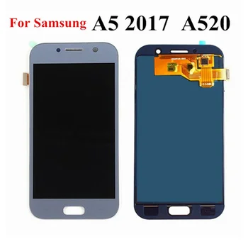 Для Samsung Galaxy A5 2017 A520F SM-A520F A520 ЖК-дисплей Сенсорный экран Дигитайзер Стекло в Сборе для Samsung A5 2017 LCD