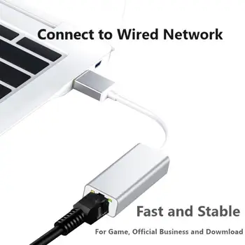 Сетевой адаптер USB Подключаемый Высокоскоростной Портативный Сетевой адаптер USB 3,0-2,5 Гбит/с USB-Конвертер интернет-кабелей