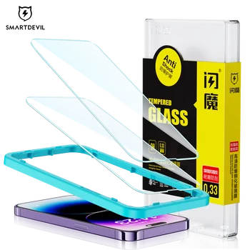 Защитная пленка SmartDevil для iPhone 15 Pro Max 15 15 Plus из Закаленного Стекла 14 11 12 13 Mini X XS XR, Не полностью Закрывающая Переднюю Пленку