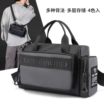 Новая мужская модная сумка на одно плечо, переносная косая сумка, спортивная сумка на открытом воздухе, деловой портфель