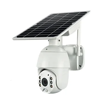 Солнечная Ptz-камера 4g на открытом воздухе с беспроводным питанием Ir Ip 1080p