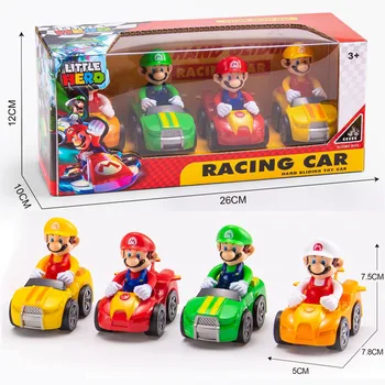 Super Mario Bros Toys Kawaii Аниме Фигурка Автомобиля Игрушки Подарки Для Детей