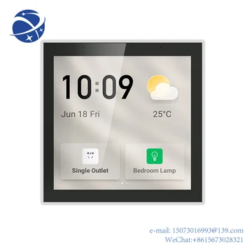Yun Yi Home Android 4-дюймовый сенсорный экран WIFI Zigbee BLE Tuya Smart Многофункциональная панель управления