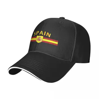 Бейсбольная кепка с гербом Испании, модная солнцезащитная кепка для детей, мужская кепка, женская персонализированная регулируемая бейсбольная кепка