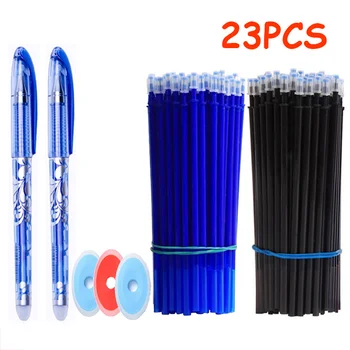 Набор стираемых гелевых ручек 0,5 мм Fine point blue kawaii шариковая ручка для письма Канцелярские школьные принадлежности