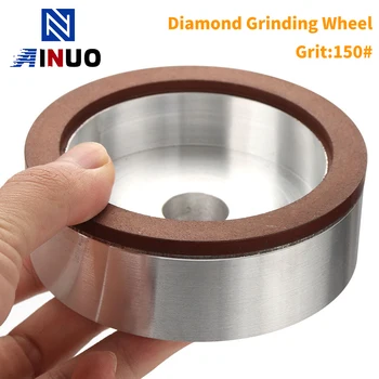 шлифовальный круг диаметром 100 мм, алмазный шлифовальный диск для сплава вольфрамовой стали, керамический полировальный абразив Grit150#