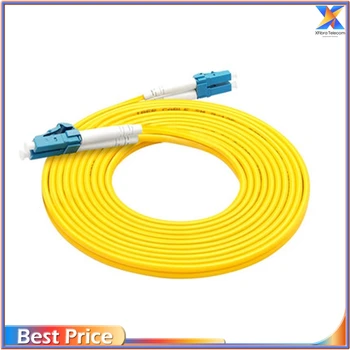 10шт Оптоволоконный патч-корд LC/UPC-LC/UPC FTTH Волоконный кабель Дуплексной Однорежимной длины