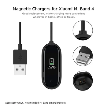 Магнитные зарядные устройства для Xiaomi Mi Band 4 Зарядное устройство Smart Band Браслет Кабель для зарядки браслета USB линия зарядного устройства