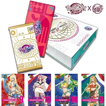 Серия Sexy Girl Football Girl Периферийная Коробка для карточек Коллекция Anime Goddess Редкие Лимитированные Золотые карточки Настольная игра Игрушка Детский подарок
