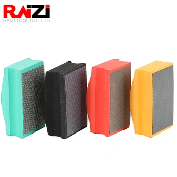Абразивные накладки Raizi для ручной полировки с Гальваническим покрытием/Алмазные полировальные накладки из смолы для Гранита, Мрамора, Стекла и бетона