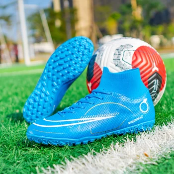 Качественная футбольная обувь Mbappé, Прочные легкие футбольные бутсы, Удобные оптовые Уличные Бутсы, Кроссовки 35-45 размеров