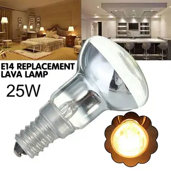 E14 R39 25 Вт Сменная Лавовая Лампа Прожектор Винтовая Лампа Лава Лампа Накаливания Отражатель Прозрачный Свет Лампочки Точечные Li C5L9
