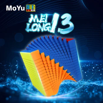 MoYu Meilong 13x13 Magic Cube, Класс для создания Кубиков, головоломка Meilong, наклейки без наклеек, Meilong Kids Cube