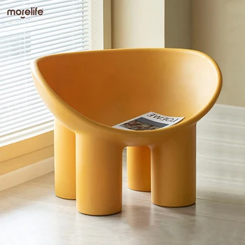Скандинавский дизайнерский стул со слоновьей ножкой, популярный в Интернете, одноместный диван-кресло для проживания в семье, креативное комфортное кресло для отдыха на открытом воздухе Morelife