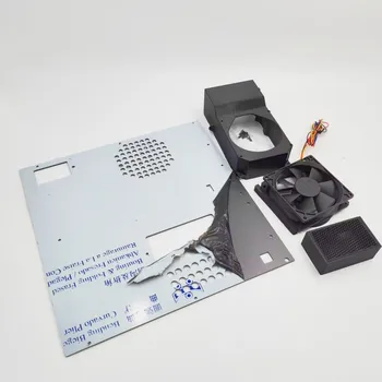 Задняя панель из алюминиевого композита Bambu lab P1P с внешним вытяжным фильтром воздуховод угольный коробчатый вентилятор может управляться программным обеспечением