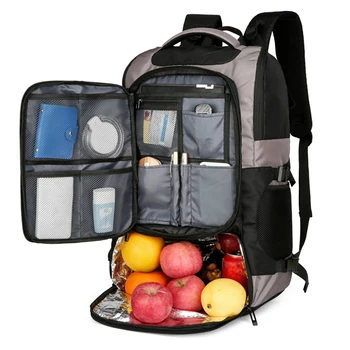 Рюкзак-холодильник Легкий изолированный рюкзак для ланча Дорожная сумка для кемпинга на открытом воздухе Пеших Прогулок Пикника Пляжа Альпинизма