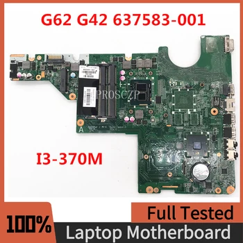 637583-001 637583-501 637583-601 Для HP Pavilion G62 G42 Материнская плата ноутбука DAAX1JMB8C0 с процессором I3-370M 100% Полностью работает