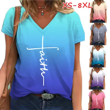 Женские модные футболки, летние повседневные топы с коротким рукавом, футболка с надписью High Street, XS-8XL, женская одежда, Свободная футболка