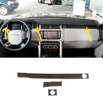 Декоративная лента с Автоматическим Центральным управлением, Защитная пленка из настоящего углеродного волокна для Range Rover Sport 2014-2020 RHD Автомобильные Аксессуары