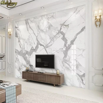 beibehang пользовательские Белые мраморные фотообои 3D Фреска Гостиная ТВ Фон спальня Обои для обоев домашний декор