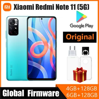Мобильные сети Xiaomi Redmi Note 11 5G Смартфон xiaomi 5000 мАч 6,6 дюйма Dimensity 810 Android 11 любого цвета
