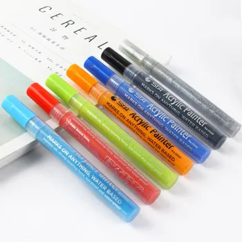 STA 14 цветов/набор Акриловых маркеров, Многофункциональный маркер ярких цветов, Водонепроницаемая краска, Маркерная ручка для Для школьных принадлежностей2