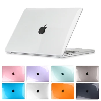 Защитный Чехол для ноутбука Macbook Air 13,6 A2681 Кристально Прозрачный Чехол Air Pro 13 14 15 16 дюймов A2442A2337A2338 Аксессуары