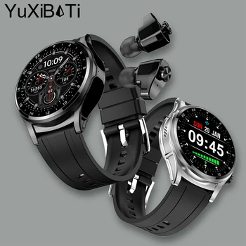 Высококачественные Мужские Смарт-часы 3 в 1 С наушниками TWS AMOLED Bluetooth-Гарнитура Smartwatch С Динамиком, Трекером, Музыкальными Спортивными часами