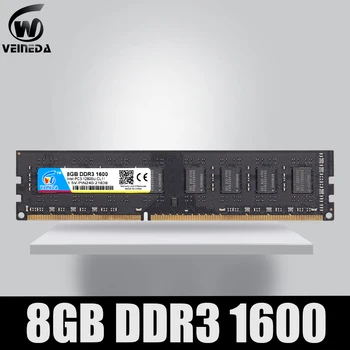 VEINEDA DDR3 4 ГБ 8 ГБ оперативной памяти для ПК 1333 1600 МГц 10600 PC3-12800 настольная память 240pin 1,5 В dimm