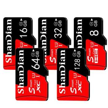 Реальная емкость SD/TF памяти Cad Красная флэш-карта памяти Бесплатный держатель SD-карты 64 ГБ/32 ГБ/16 ГБ Карты видеозаписи монитора