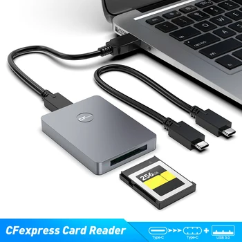 USB-кард-ридер USB3.1 Gen 2 10 Гбит/с CFexpress Type B Кард-Ридер Из Алюминиевого Сплава TypeC Адаптер для карт памяти Flash Cardreader