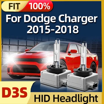 Roadsun 1 Пара D3S HID Лампы Ксеноновые Фары 3800LM Налобный фонарь 6000 K Подходит для 2015 2016 2017 2018 Dodge Charger
