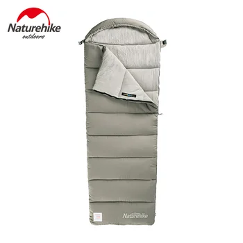 Зимний спальный мешок Naturehike, сверхлегкий компактный конверт для питья, хлопковое одеяло, спаянный дорожный спальный мешок для кемпинга на открытом воздухе