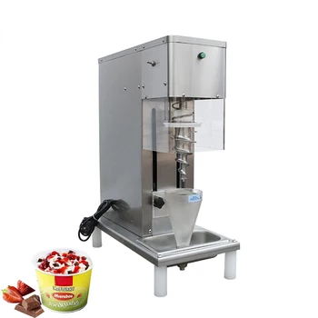 Полноавтоматический Блендер для мороженого из настоящих фруктов с вихревой морозильной камерой, машина для смешивания мороженого с автоматической очисткой одной кнопкой 1500 об/мин